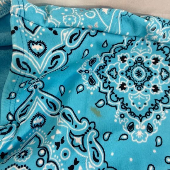 Old navy large one piece turquoise cowgirl bathingsuit - Picture 6 of 7